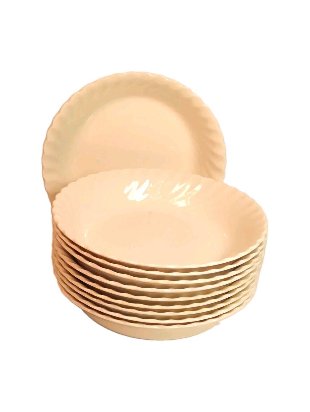 Set of 10 International China Ultra Bone Century Cereal Soup Bowls SY-4154 Mint